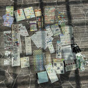 Lot Stickers And Rub Ons